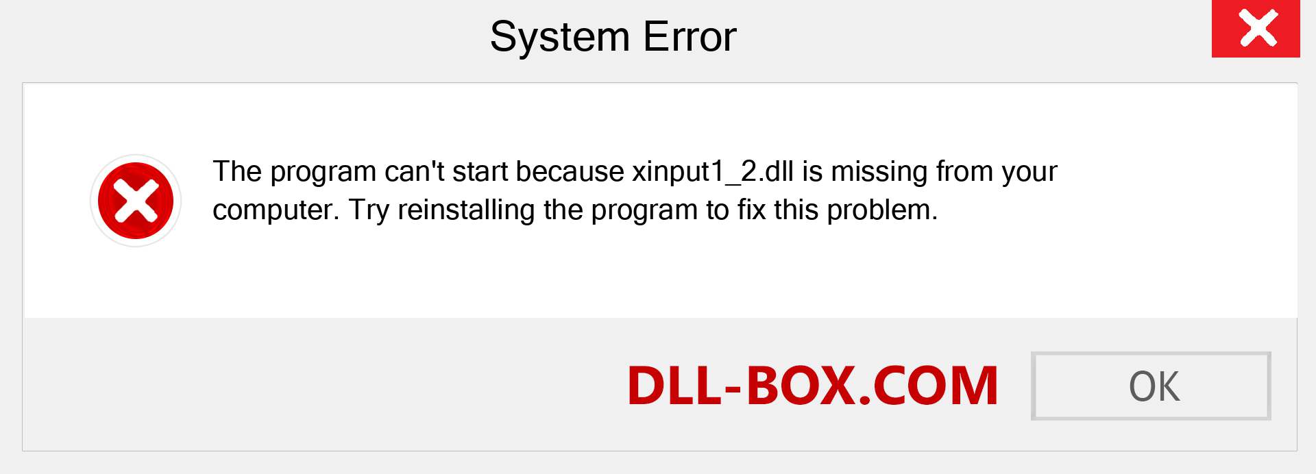  xinput1_2.dll file is missing?. Download for Windows 7, 8, 10 - Fix  xinput1_2 dll Missing Error on Windows, photos, images